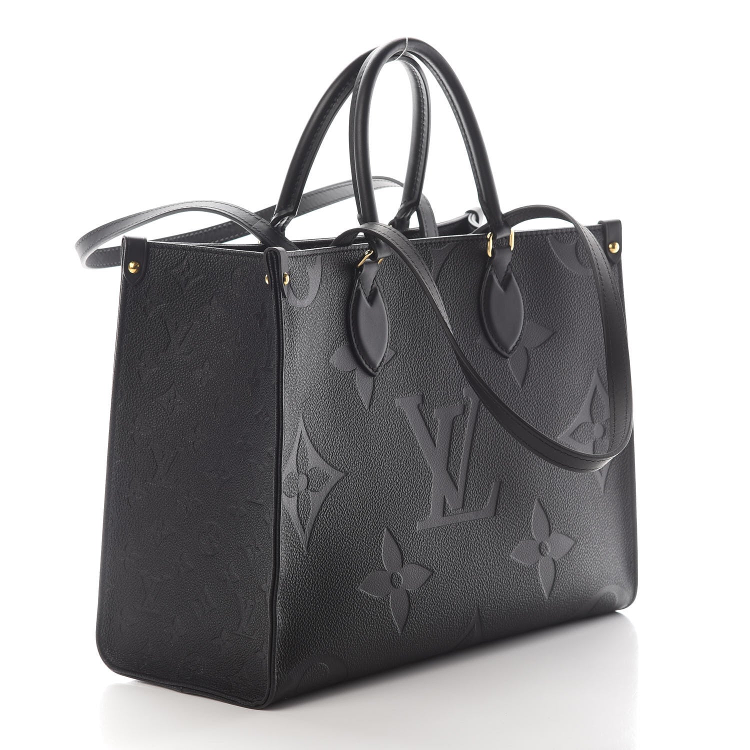 Louis Vuitton Empreinte Monogram Giant Onthego MM Black 2 of 7