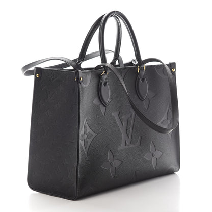 Louis Vuitton Empreinte Monogram Giant Onthego MM Black 2 of 7