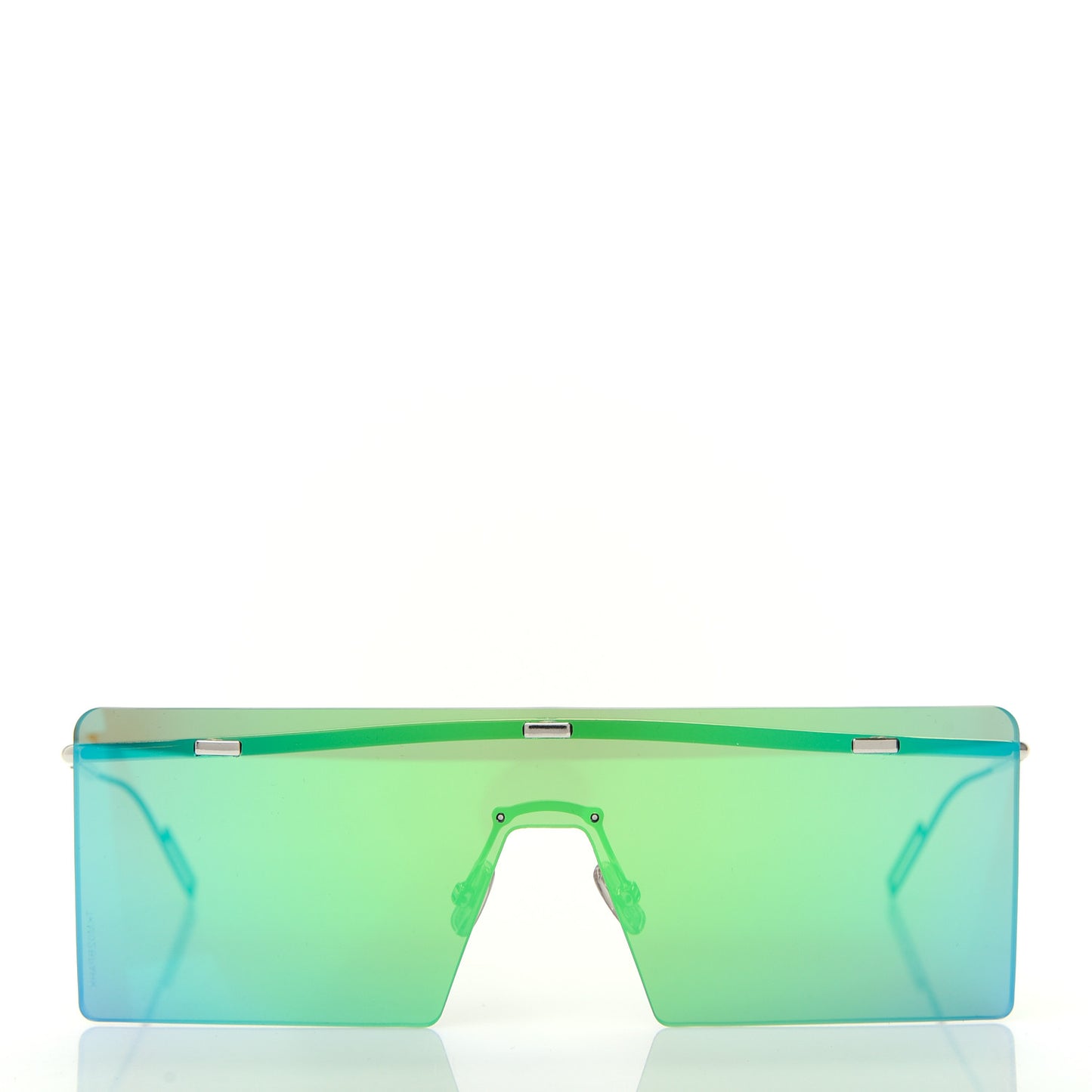 HOMME Mirror Mask HarDior Sunglasses Green Gray