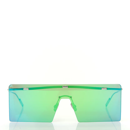 Christian Dior HOMME Mirror Mask HarDior Sunglasses Green Gray 2 of 7