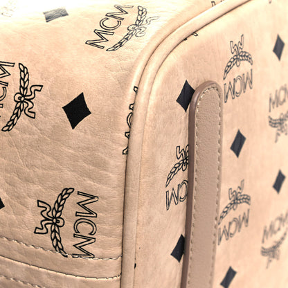 MCM Visetos Medium Liz Reversible Shopper Tote Beige 9 of 18