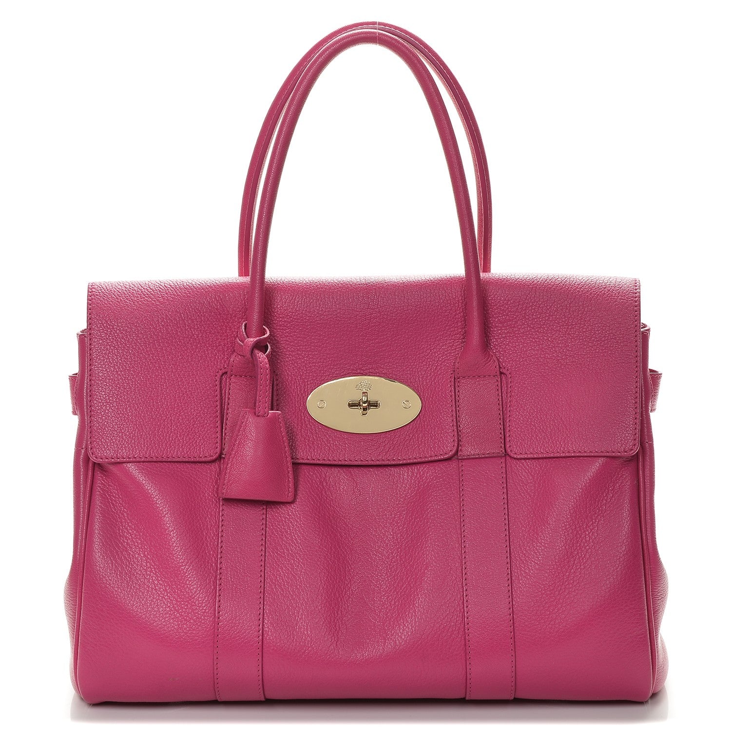 Mulberry Spongy Pebbled Leather Bayswater Hot Fuchsia 1 of 8