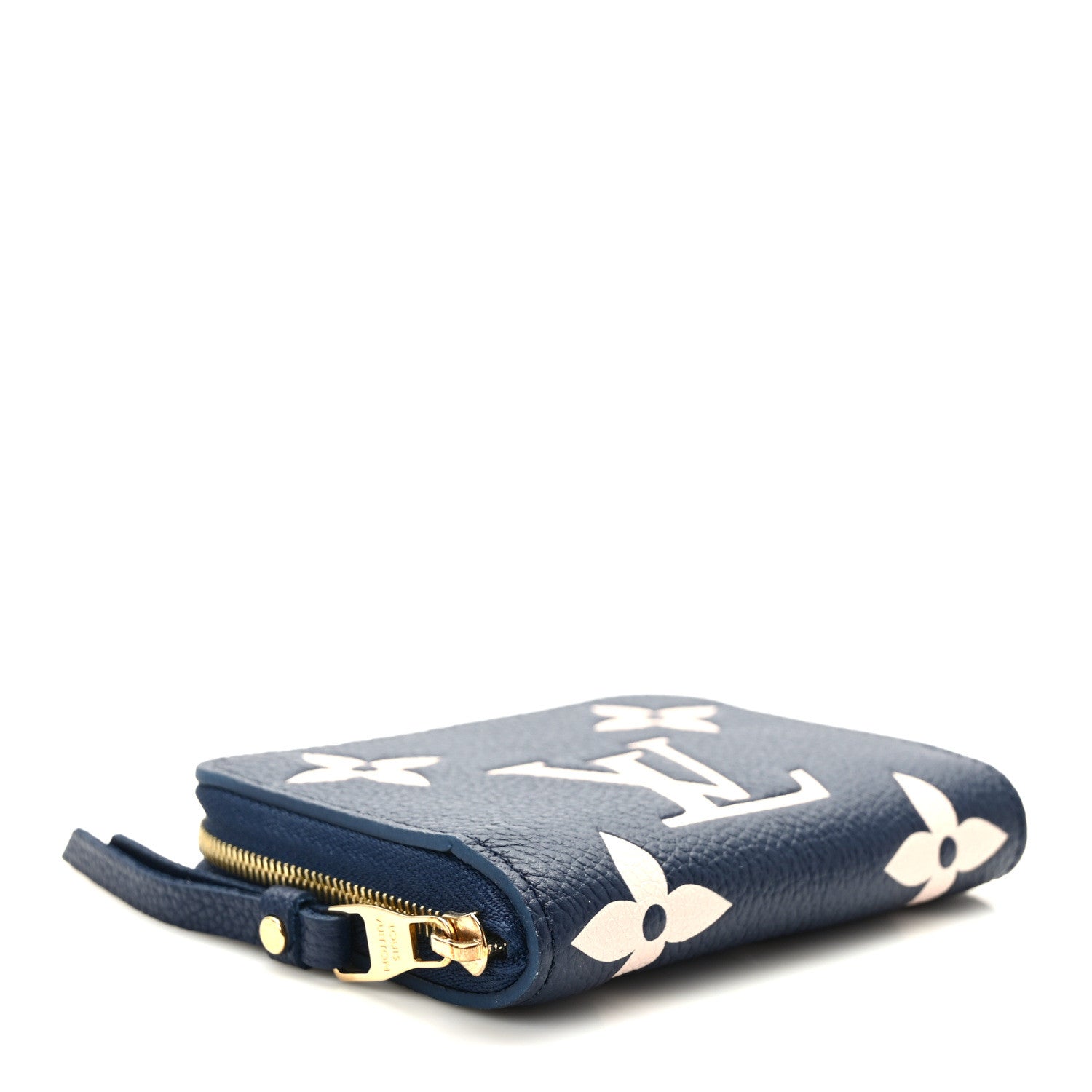 Louis Vuitton Empreinte Monogram Giant Zippy Coin Purse Navy Creme 4 of 8