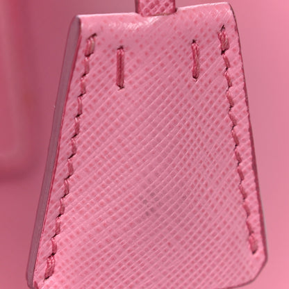 Prada Saffiano Lux Mini Galleria Double Zip Tote Begonia 18 of 35