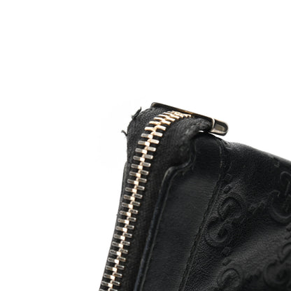 Gucci Guccissima Signature New Britt Wristlet Black 9 of 9
