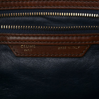Celine Smooth Calfskin Mini Bi-Color Luggage Navy 6 of 13