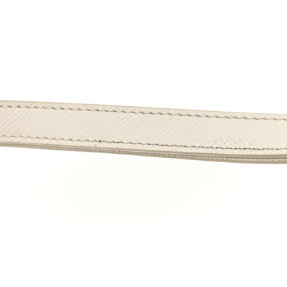 Prada Saffiano Lux Mini Re-Edition Shoulder Bag White 12 of 13