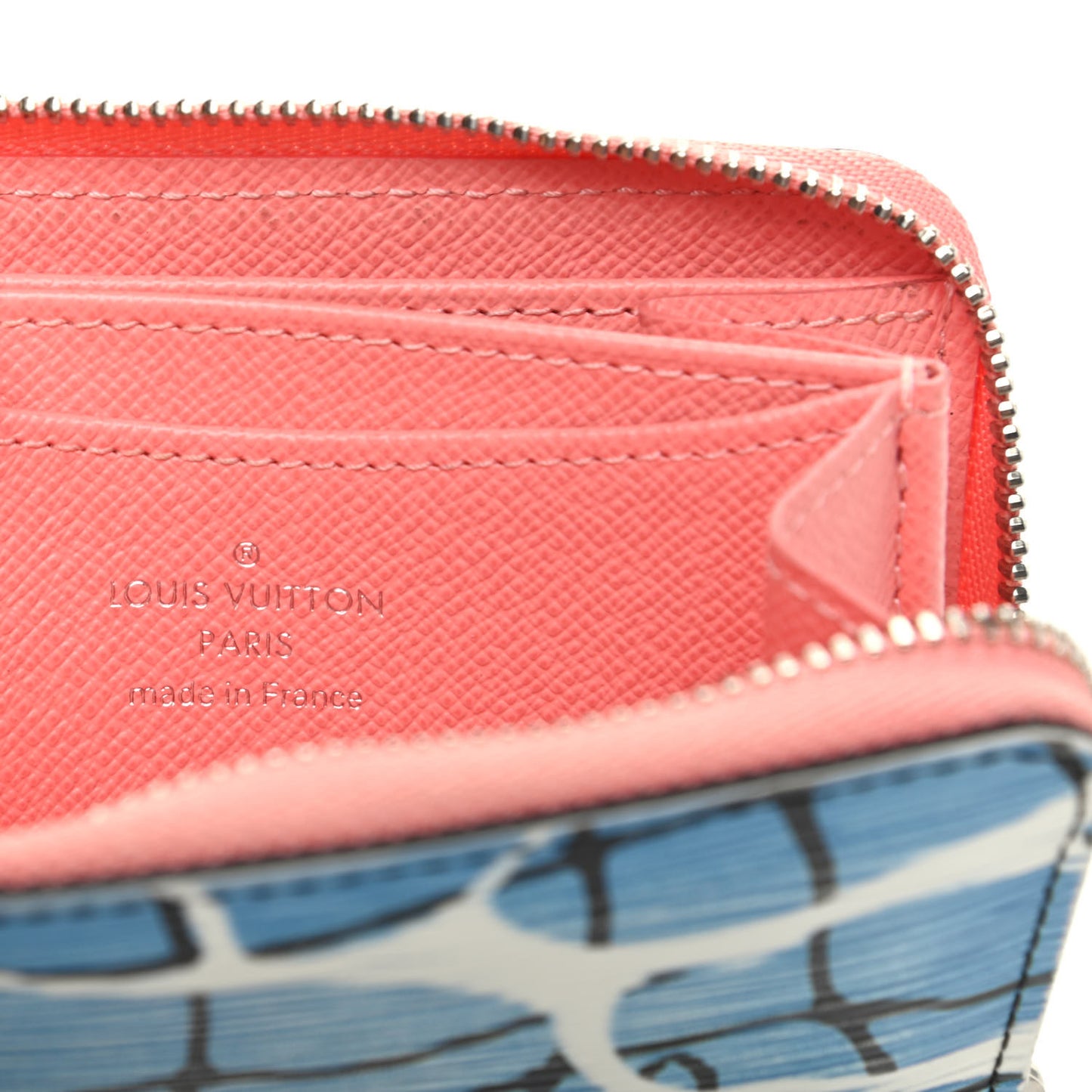Epi Zippy Coin Purse Aqua