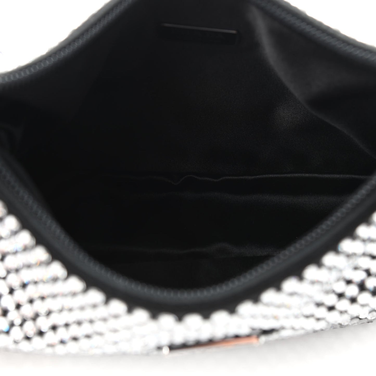Satin Crystal Mini Re-Edition 2000 Bag Cristal