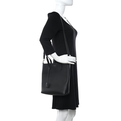 Saint Laurent Calfskin Toy Shopping Tote Black 2 of 11