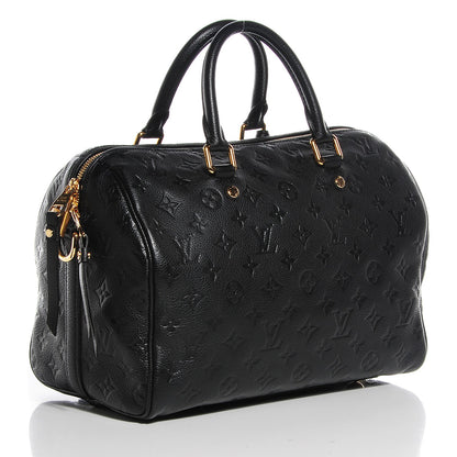 Louis Vuitton Empreinte Speedy Bandouliere 30 Black 3 of 7