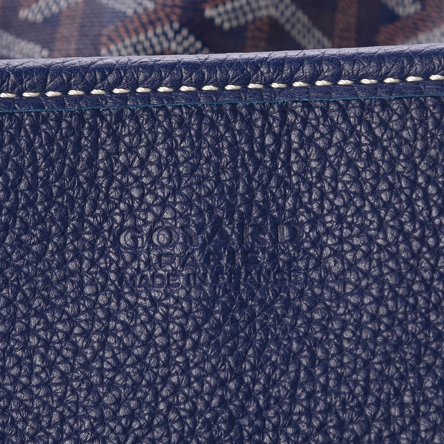 Goyard Goyardine Sac Hardy Pet Carrier PM Navy 6 of 7