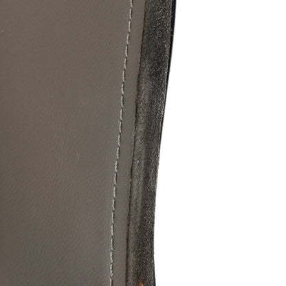 Chanel Suede Calfskin Chain Thong Sandals 38.5 Grey 7 of 9