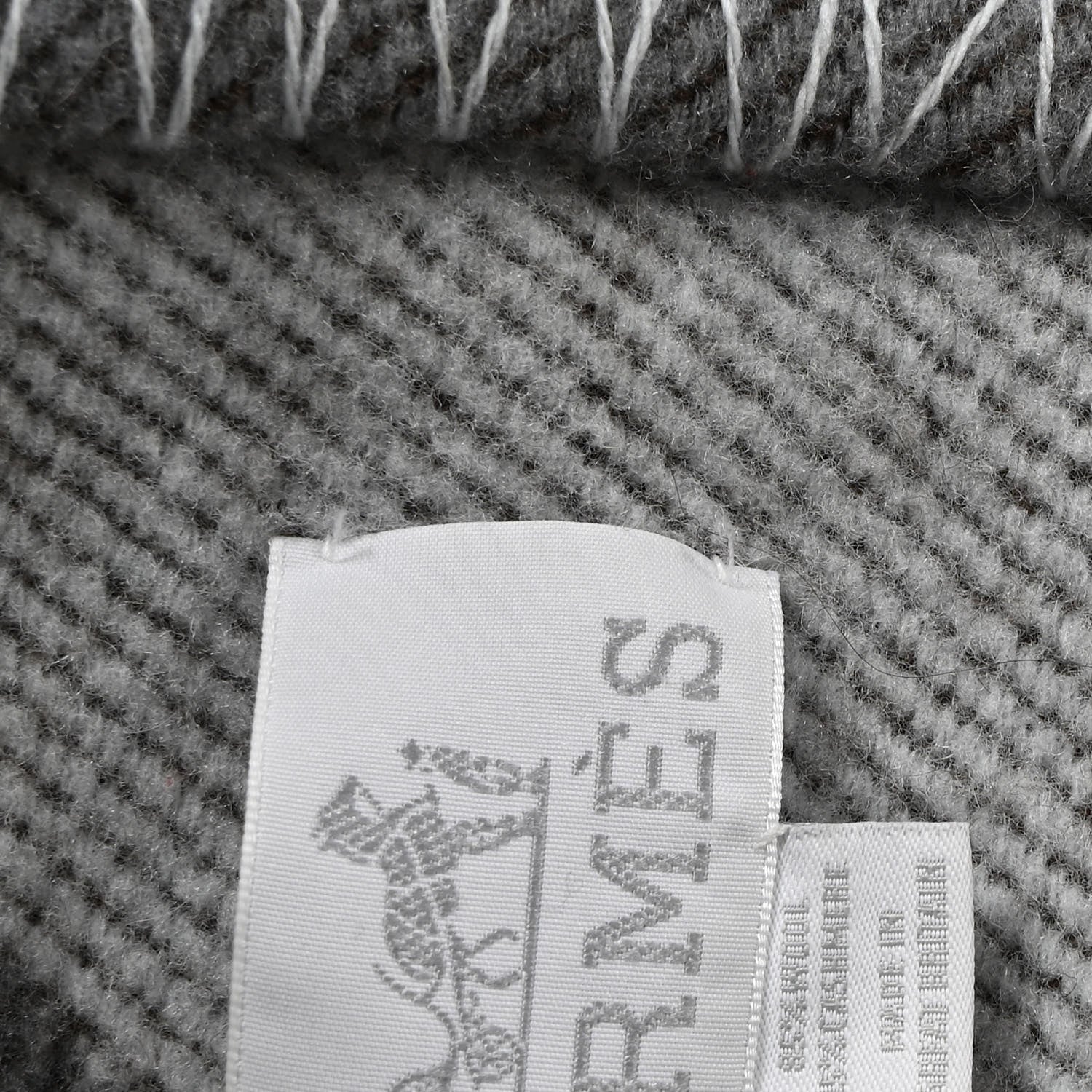 Hermes Wool Cashmere Samarcande Blanket 6 of 6