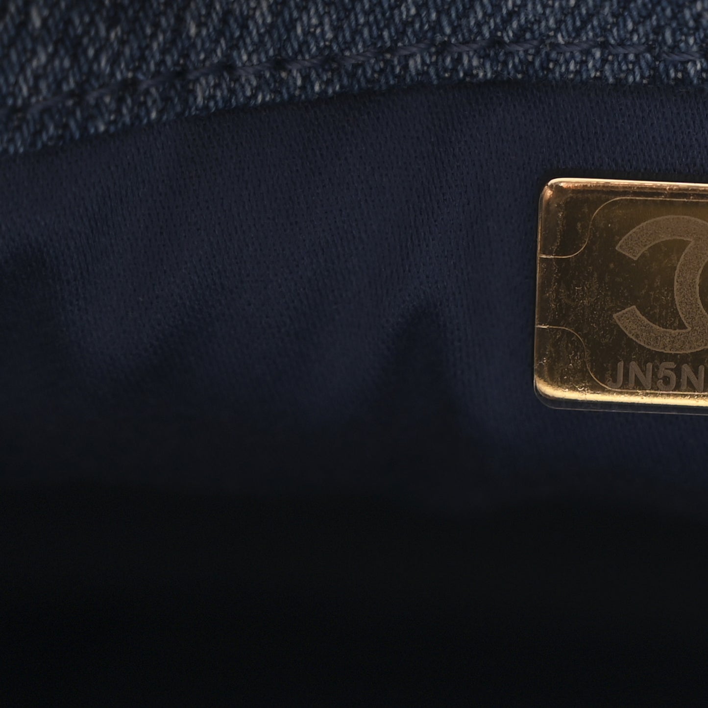 Washed Denim Quilted Mini Chanel 25 Handbag Blue