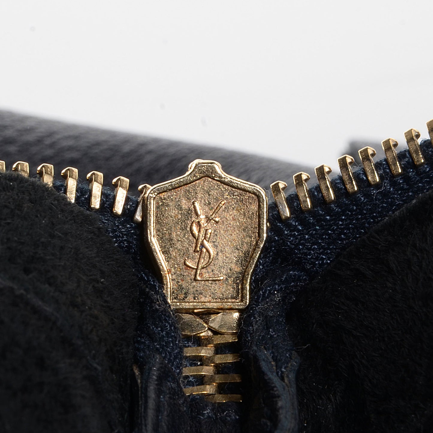 Leather Medium Downtown Tote Midnight Blue