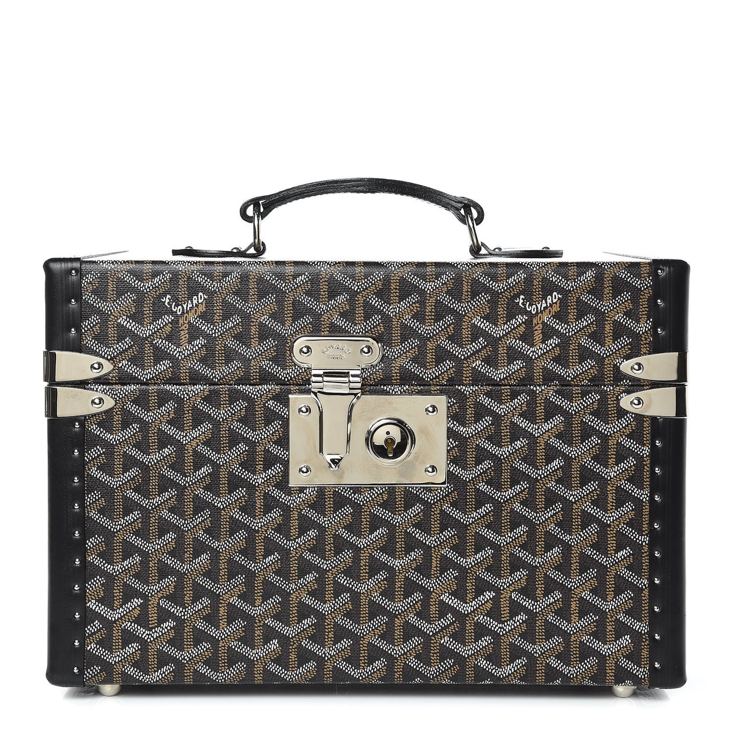 Goyardine Sardaigne Train Case Black