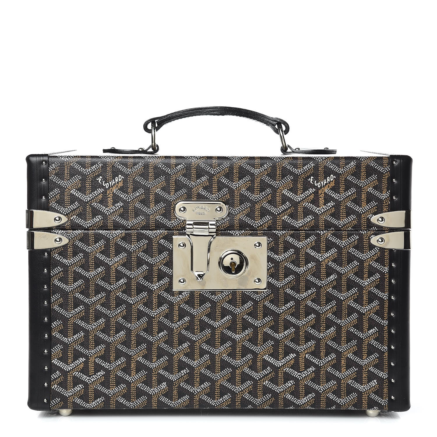 Goyard Goyardine Sardaigne Train Case Black 1 of 13