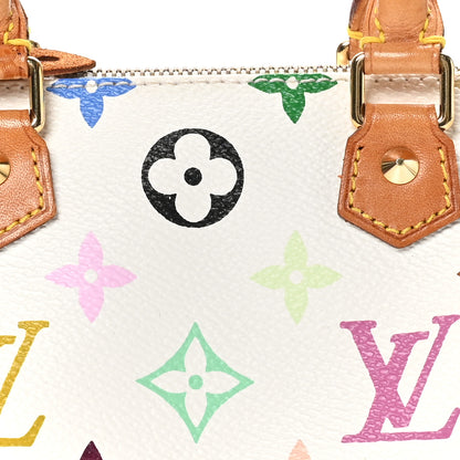 Louis Vuitton Monogram Multicolor Mini Sac HL Speedy White 6 of 8