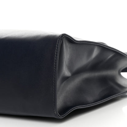 Telfar Vegan Leather Medium Shopping Bag Navy 10 of 11