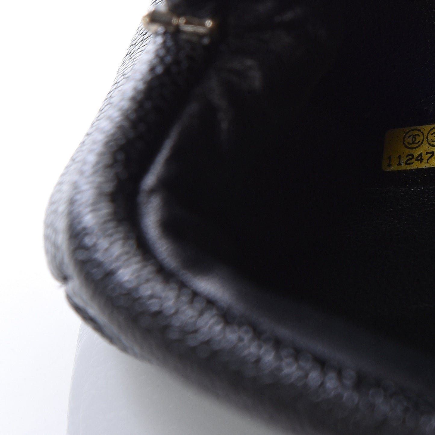 Caviar Quilted Timeless Clutch Black