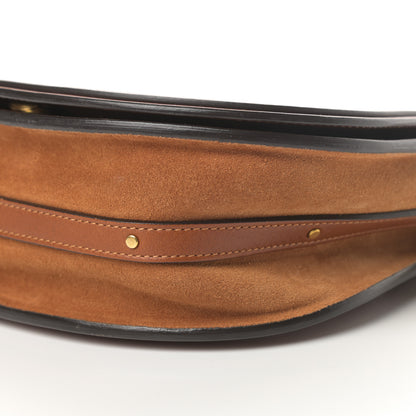 Chloe Calfskin Suede Medium Nile Bracelet Bag Caramel 10 of 15