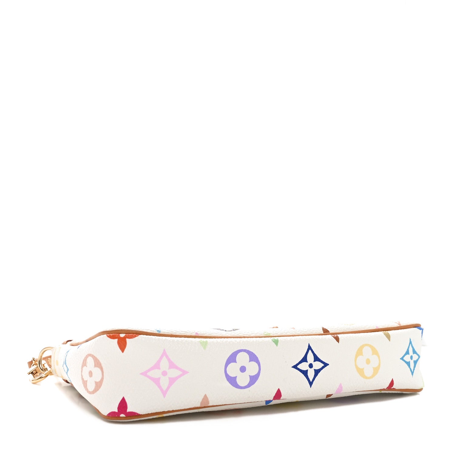 Louis Vuitton Monogram Multicolor Pochette Accessories White 4 of 9