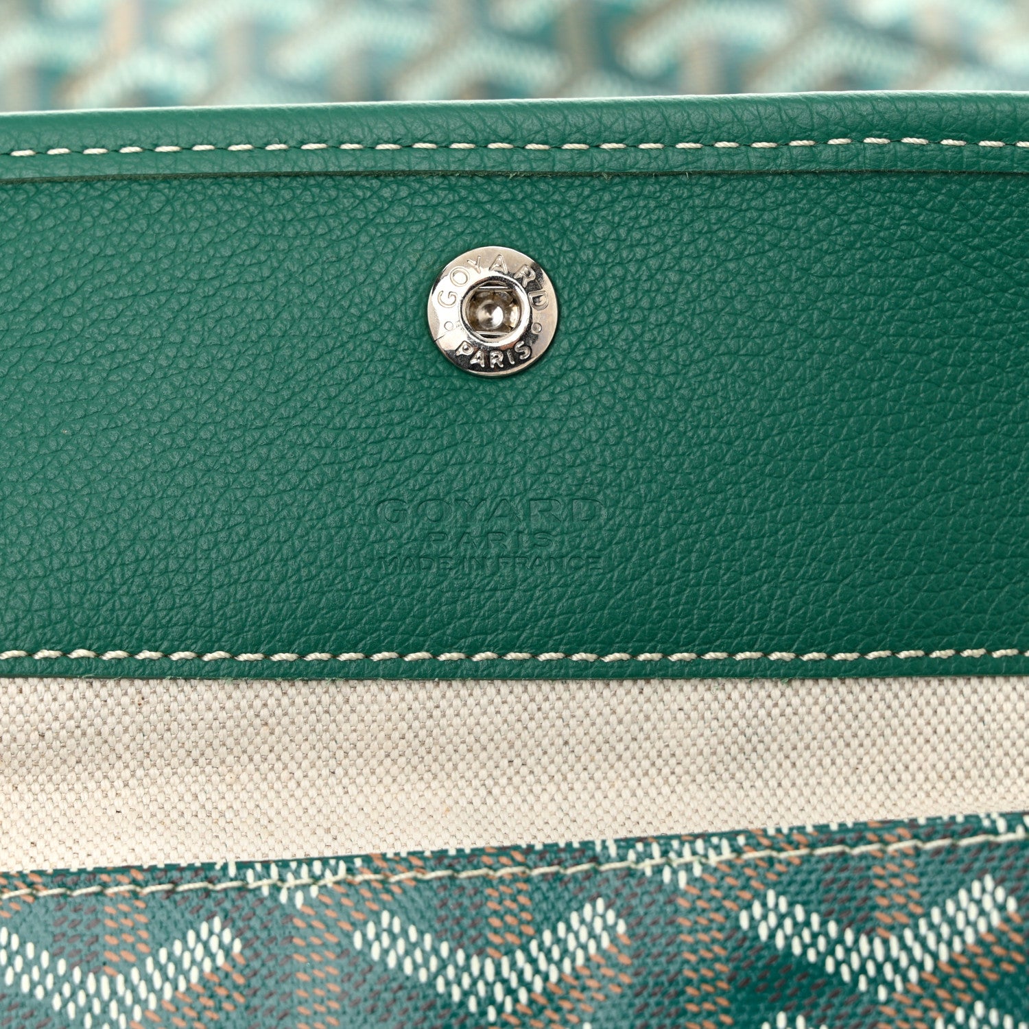 Goyard Goyardine Saint Louis GM Green 7 of 11