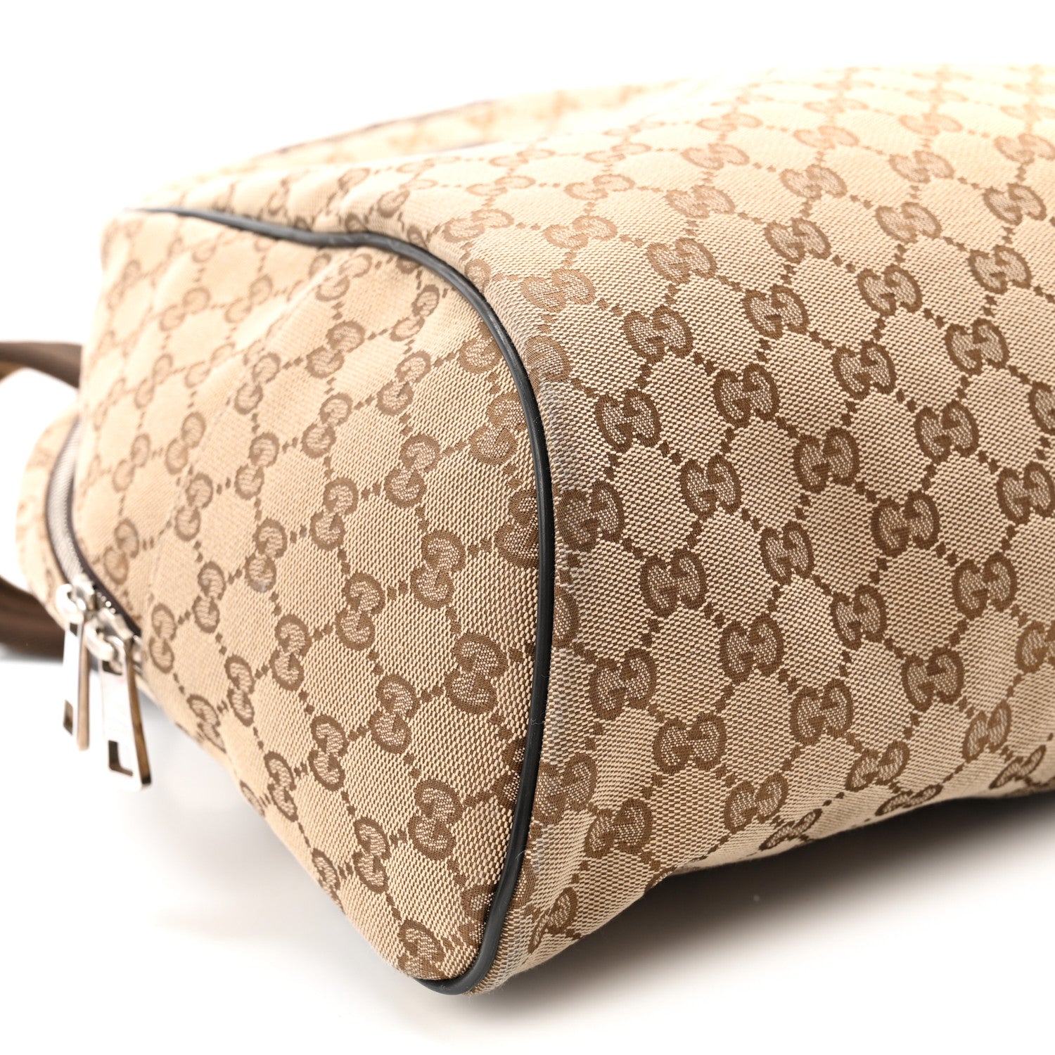 Gucci Monogram Travel Backpack Dark Brown 9 of 11