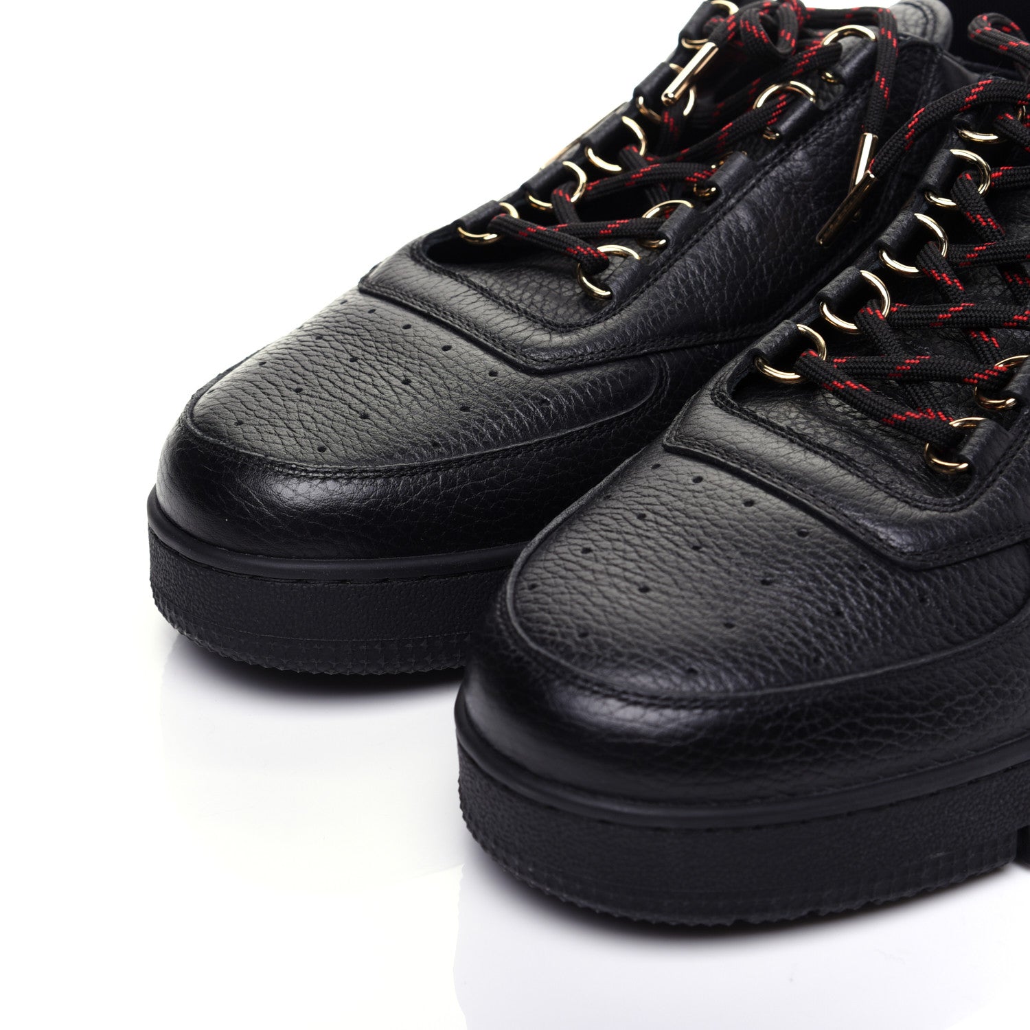Louis Vuitton Calfskin Mens LV Trainer Sneaker 10 Black 6 of 11