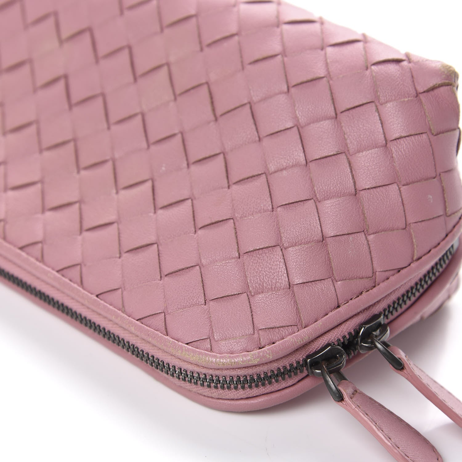 Bottega Veneta Nappa Intrecciato Cosmetic Pouch Watteau 9 of 12