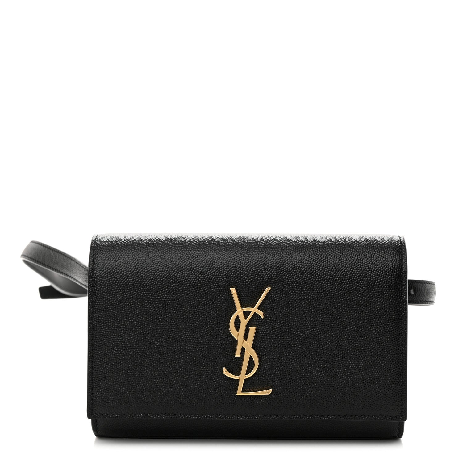 Saint Laurent Grain De Poudre Monogram Kate Belt Bag Black 1 of 12
