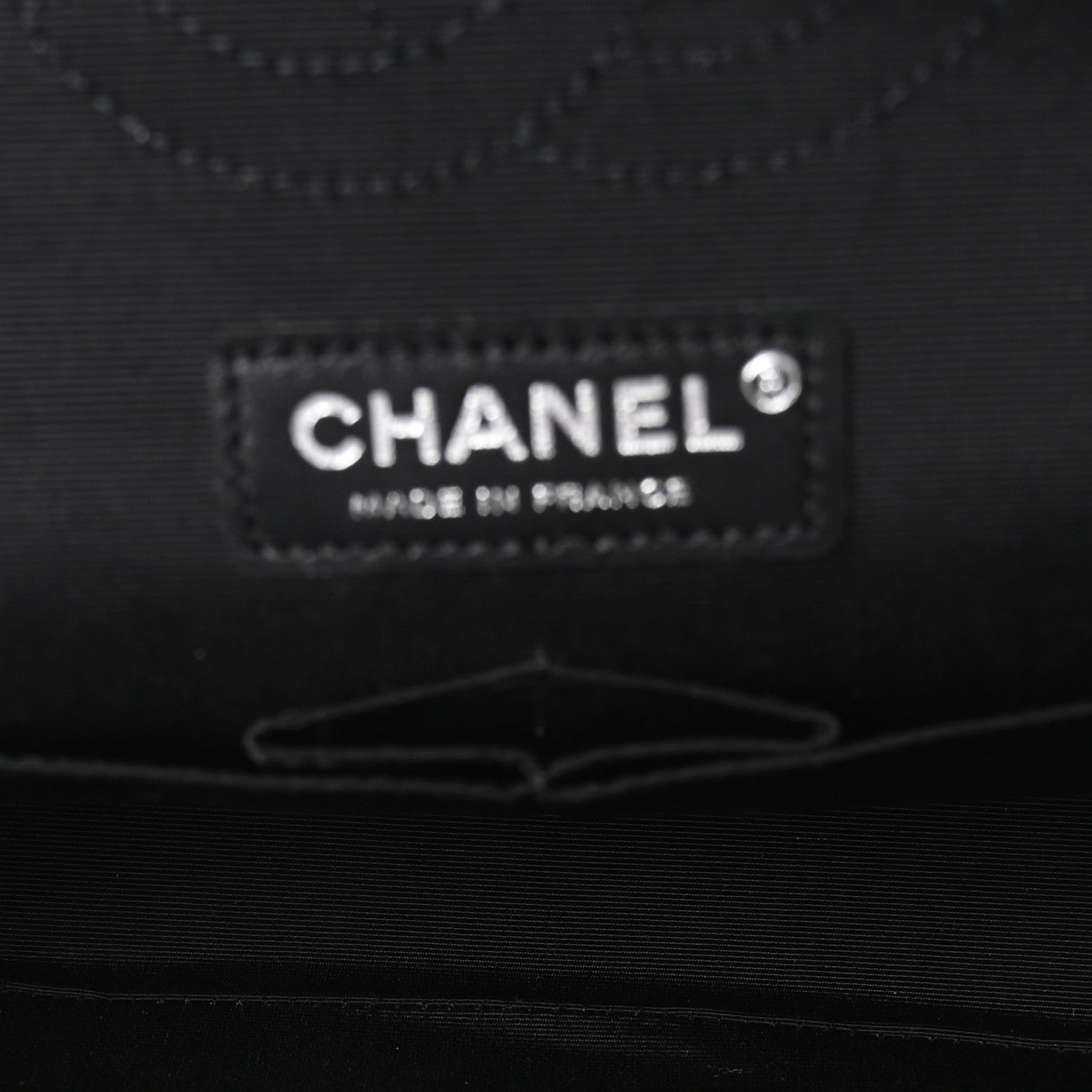 Chanel Caviar Tweed Houndstooth Quilted Medium Double Flap Black Grey 5 of 10