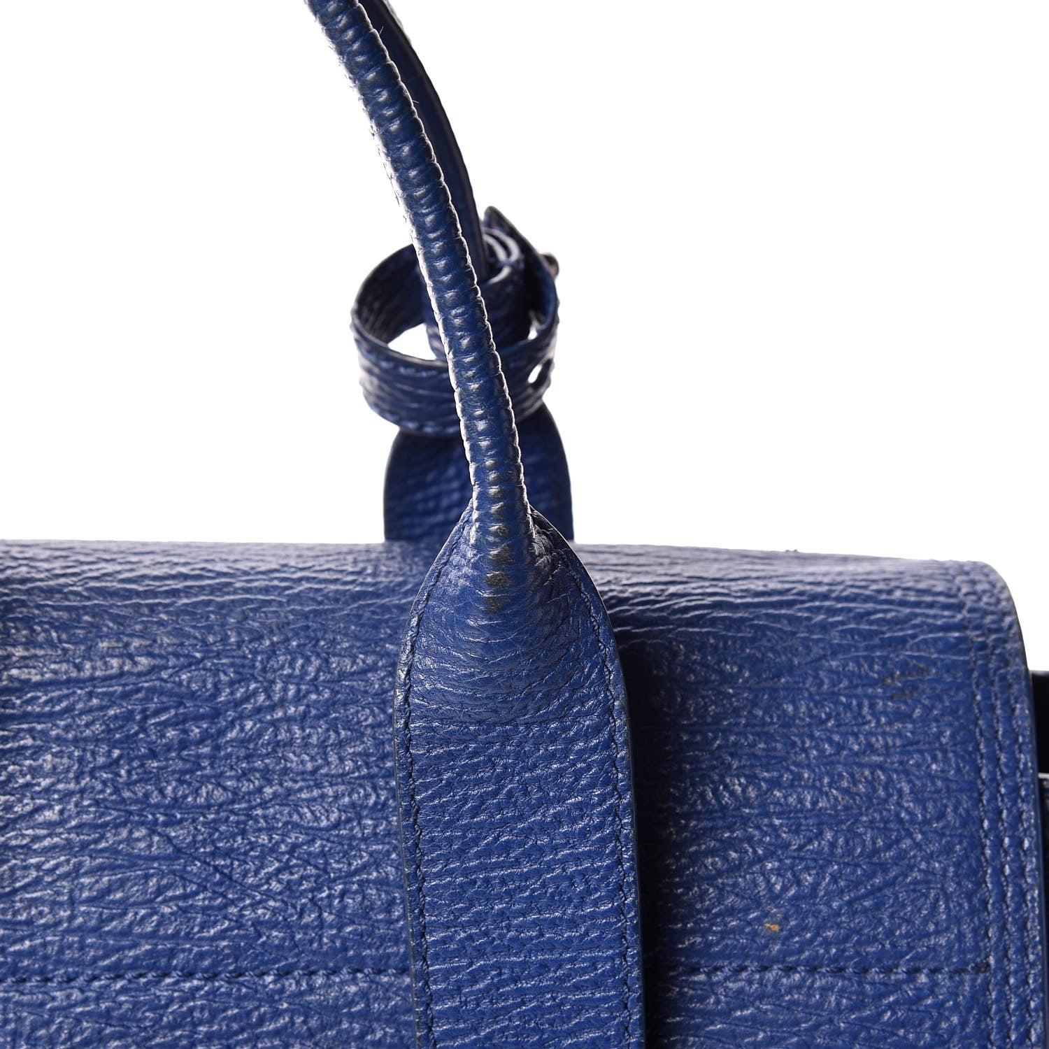 3.1 Phillip Lim 3.1 Textured Calfskin Large Pashli Satchel Cobalt 23 of 26