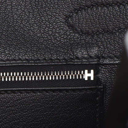Hermes Taurillon Clemence Birkin 30 Black 13 of 28