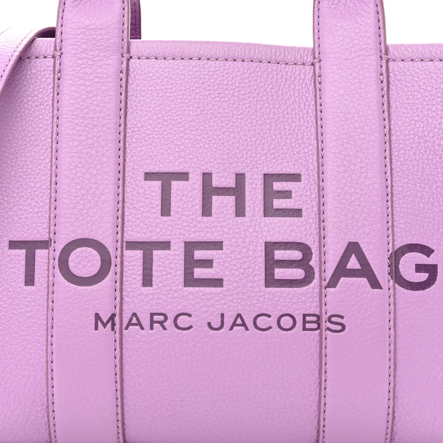 Marc Jacobs Grained Calfskin Small The Tote Bag Regal Orchid 8 of 10