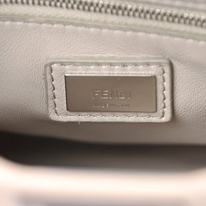 Fendi Nappa Colorblock Mini Peekaboo Iconic Satchel Plaster Banana Grigio Polvere 8 of 9