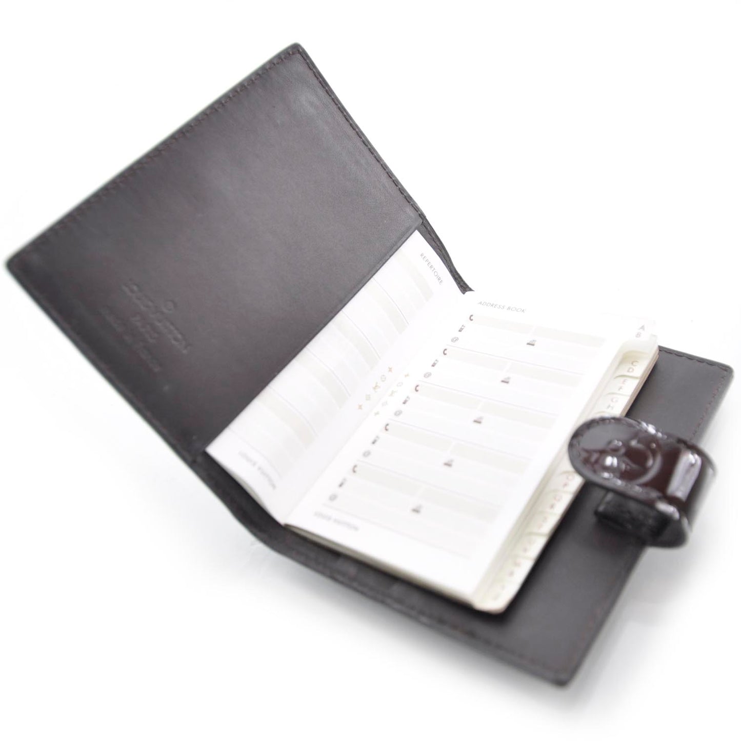 Vernis Mini Address Book Cover Amarante