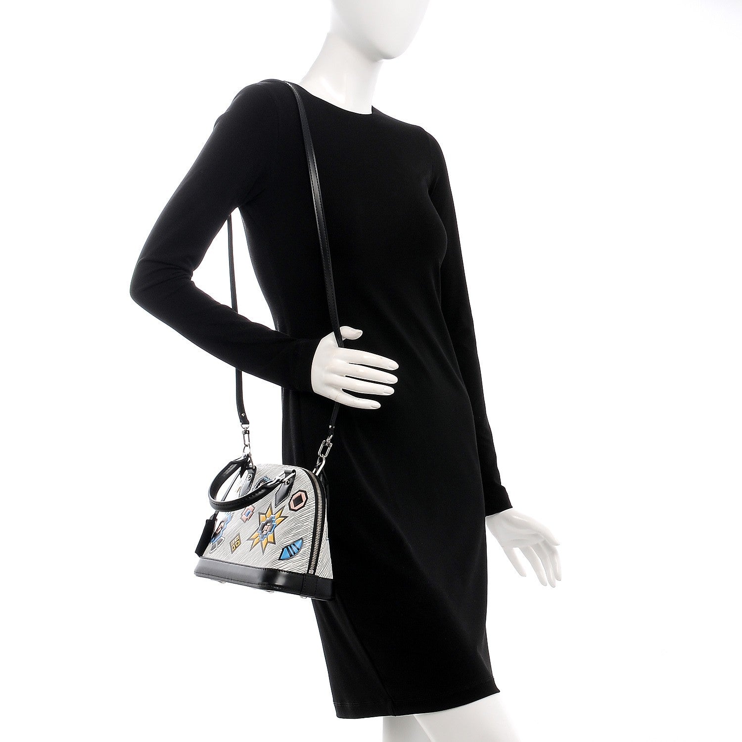 Louis Vuitton Epi Azteque Alma BB White 2 of 7