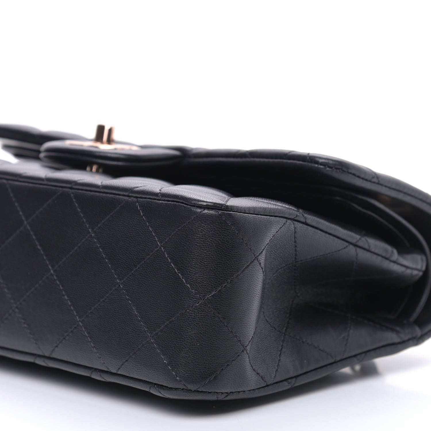 Chanel Lambskin Quilted Small Double Flap Black 9 of 9
