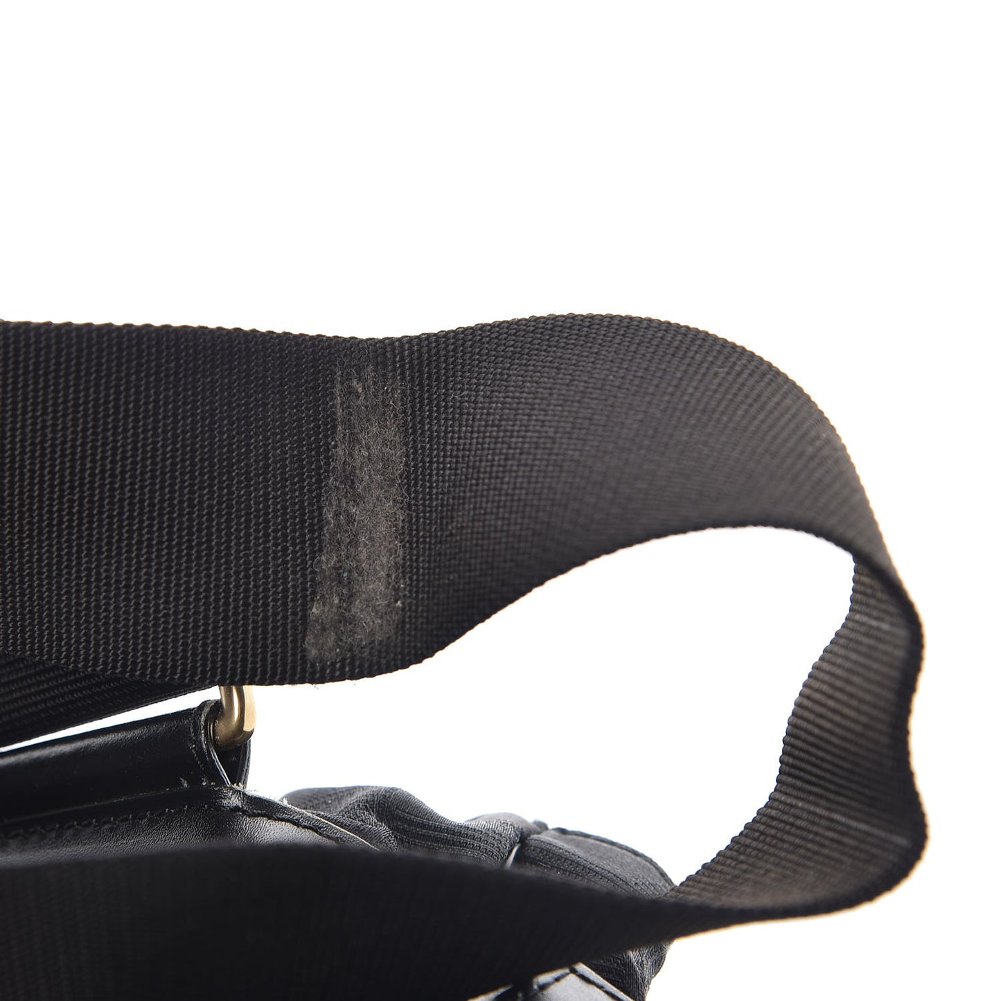 Nylon Travel Messenger Bag Black