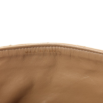 Chanel Lambskin Quilted Medium Single Flap Beige 7 of 9