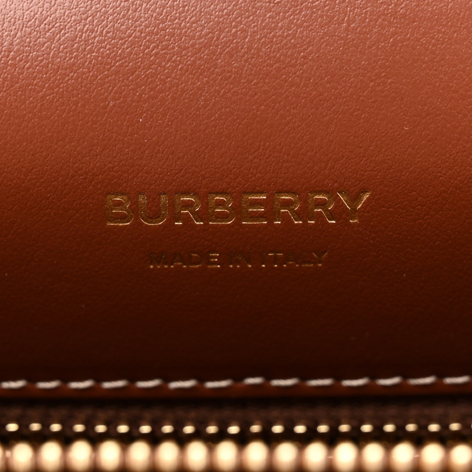 Burberry Calfskin Check Small Two Handle Title Bag Black 6 of 9