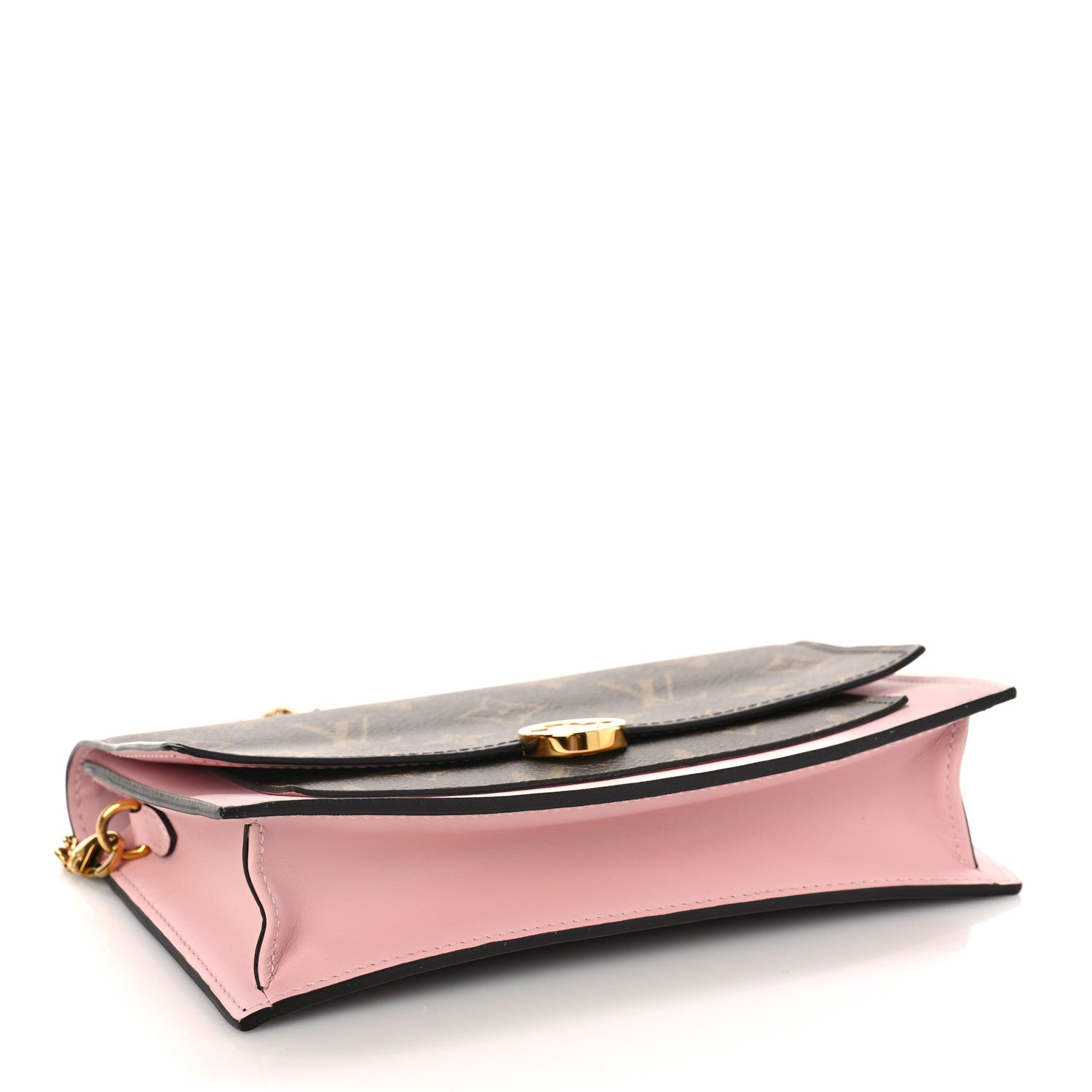 Louis Vuitton Monogram Flore Chain Wallet Rose Ballerine 4 of 9