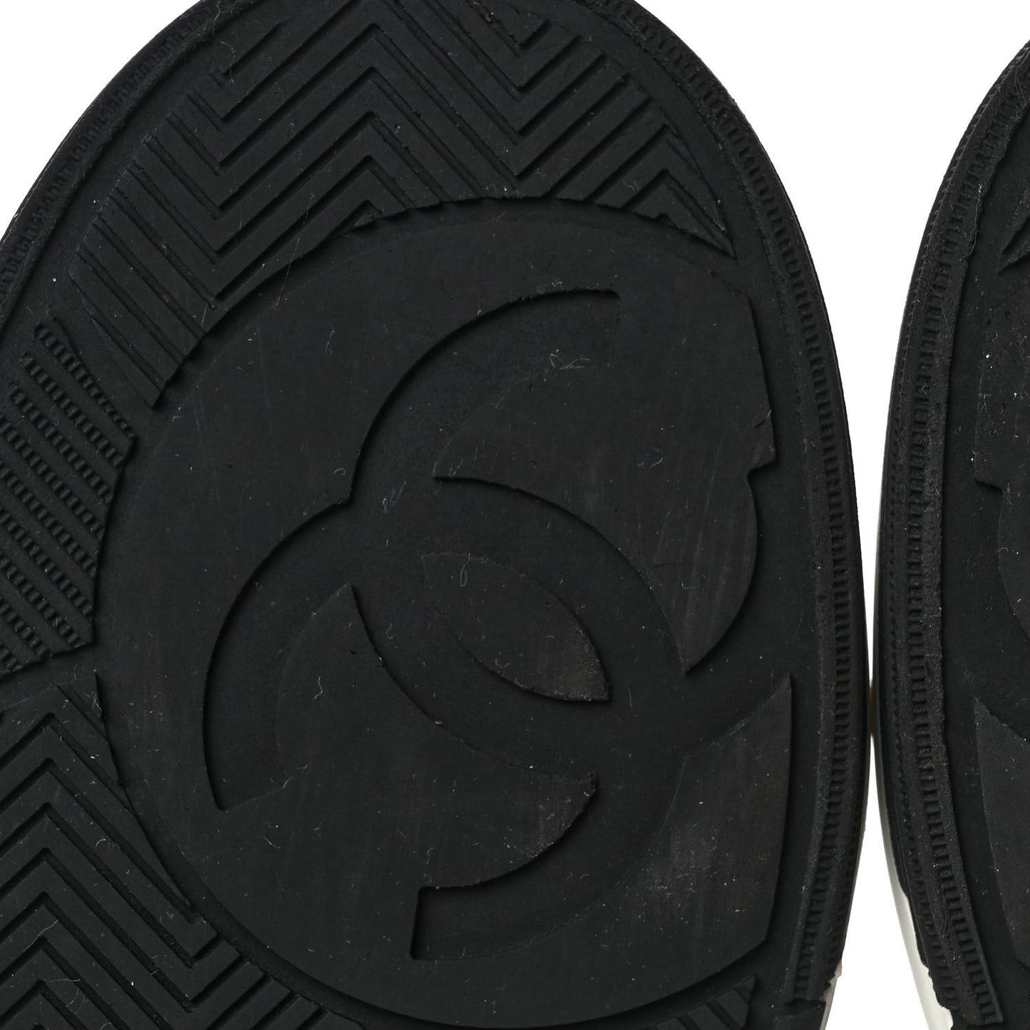 Calfskin Womens Logo Sneakers 39.5 Black White