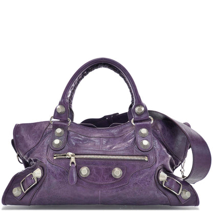 Balenciaga Agneau Giant 21 Part Time Raisin 1 of 12