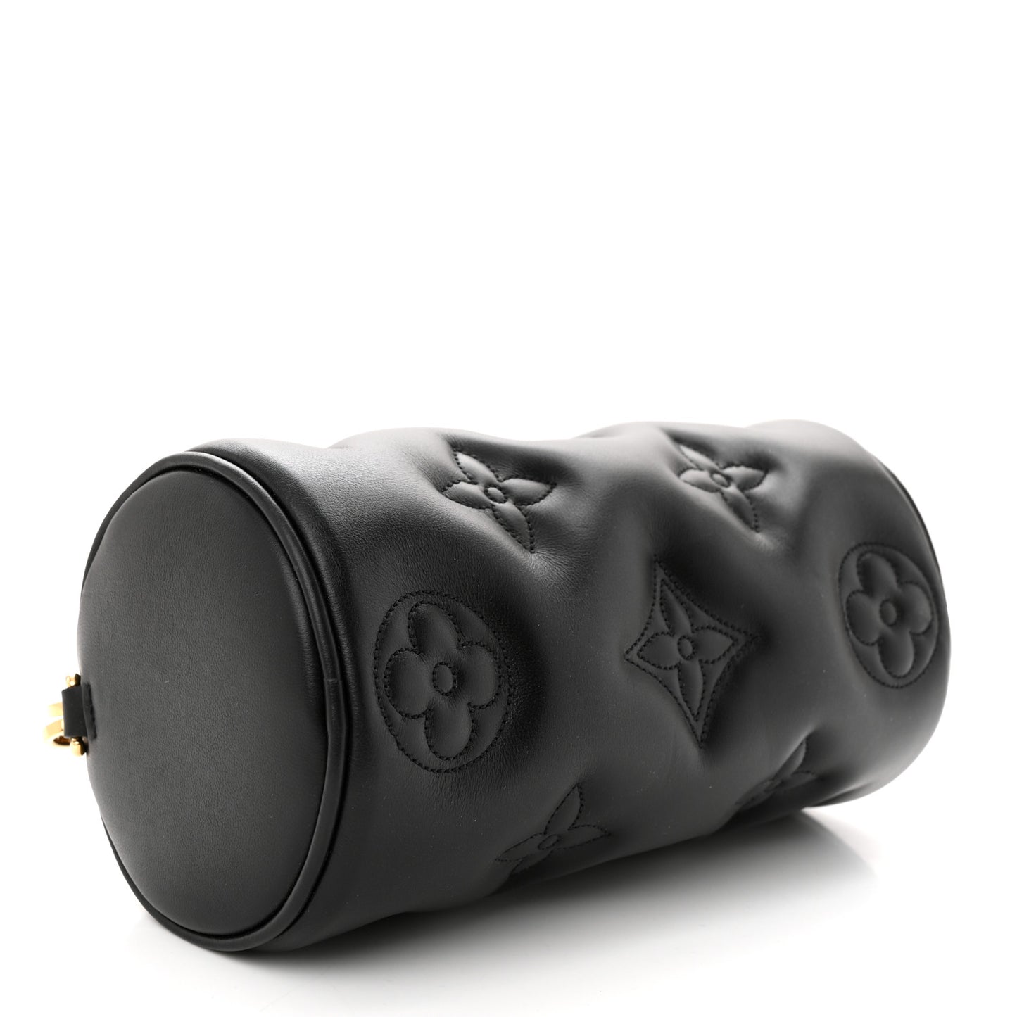 Calfskin Bubblegram Papillon BB Black