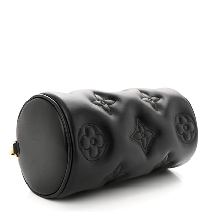 Louis Vuitton Calfskin Bubblegram Papillon BB Black 4 of 9