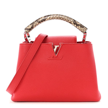 Louis Vuitton Taurillon Snakeskin Capucines BB Rubis 1 of 9