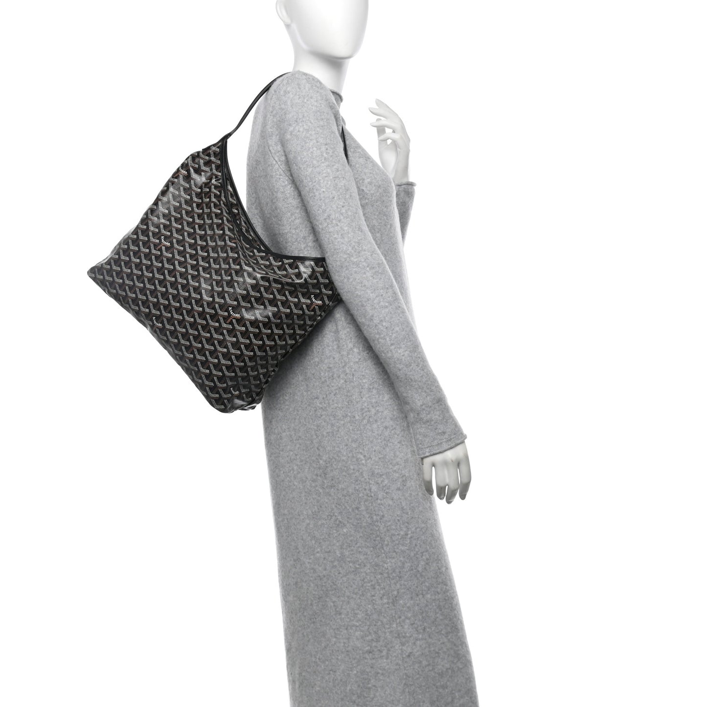 Goyardine Boheme Hobo Black